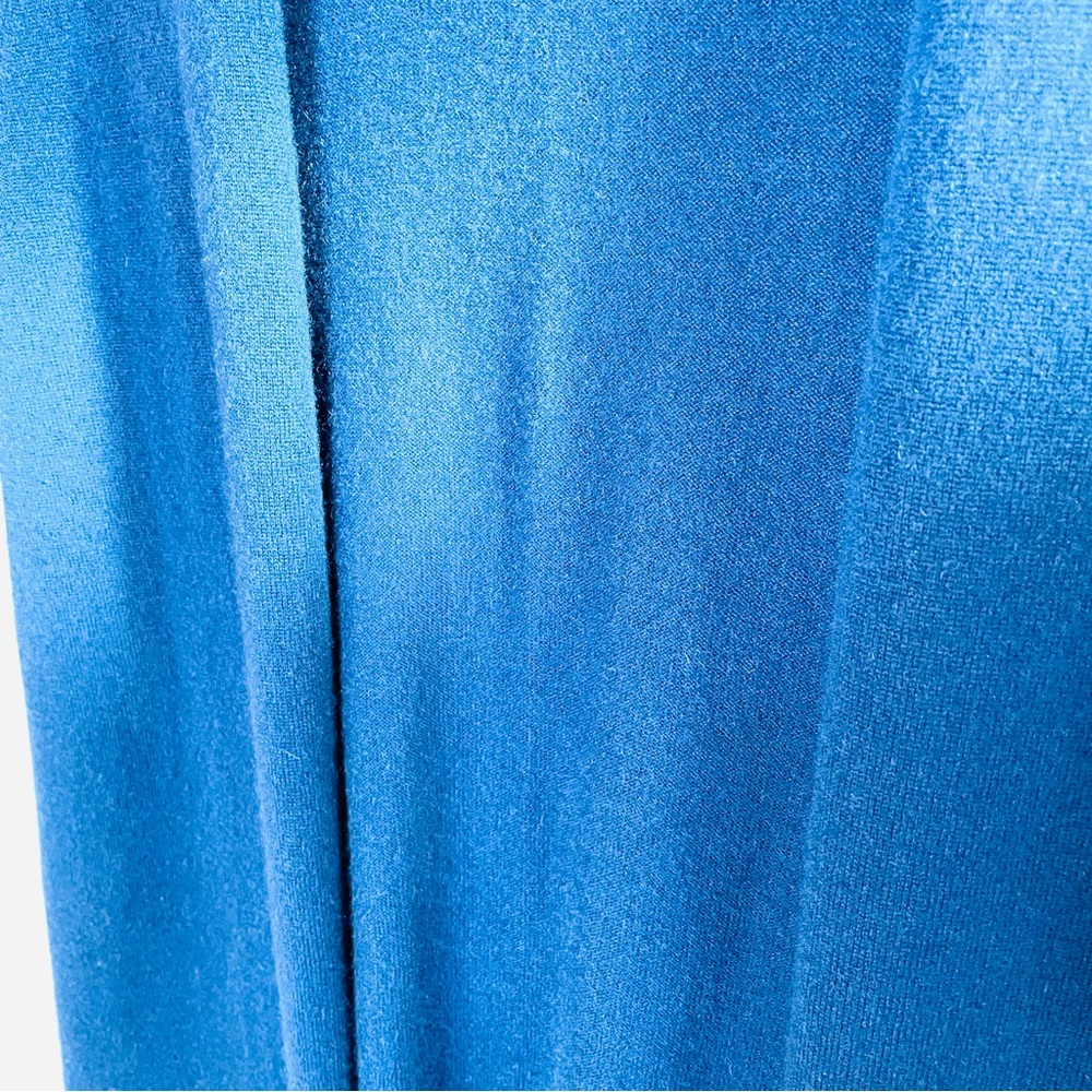 Minimalist | J McLaughlin 100% Cashmere Cardigan | Deep Blue Long Duster | XL - Picture 6 of 16